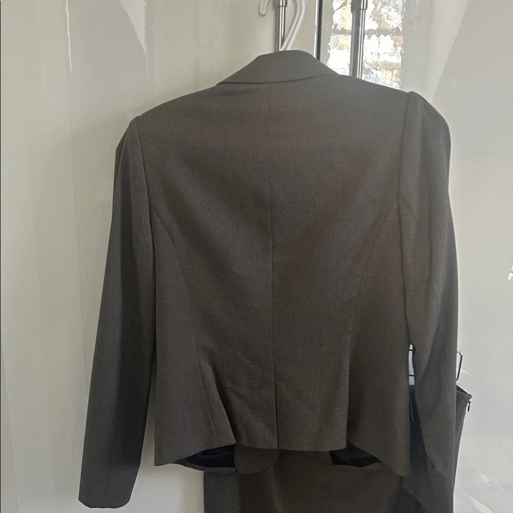 Mexx Metripolitan Brown Blazer and Skirt Suit Set - Picture 4 of 6